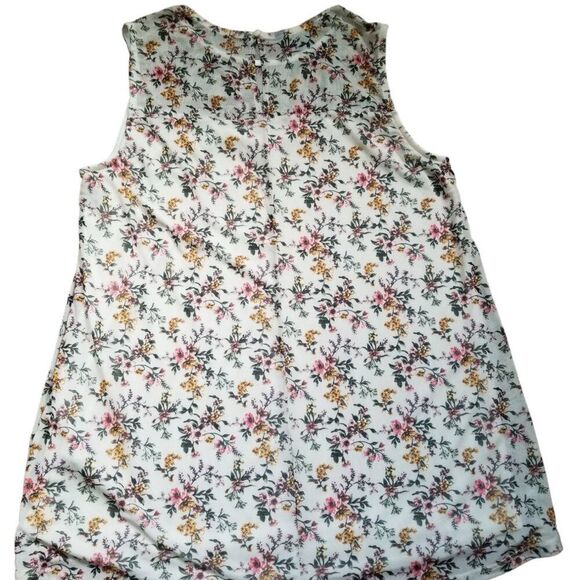 APT.9 Flowery Sleeveless Pullover Top - Size Large - Picture 6 of 11